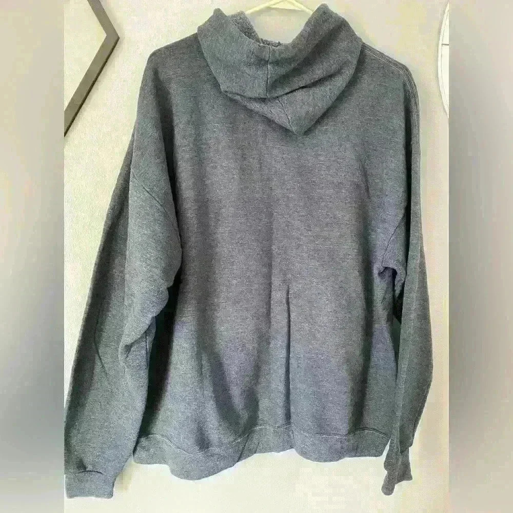 💜 🎃 2/$25 I’m Just Here For The Boos Gray Fall Sweatshirt Size XL/Extra Large - Picture 3 of 4